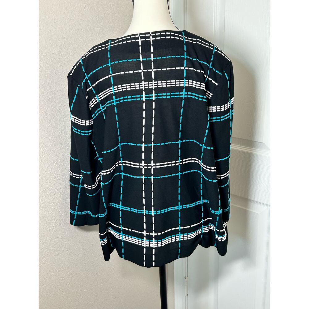 Ming Wang Patterned Jacket Blazer - image 2